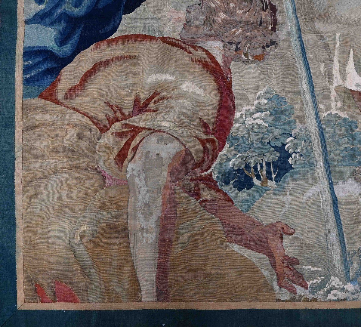 The Staff Of Moses, Brussels Tapestry 18th Century - L1m93xh2m13, No. 1464-photo-3