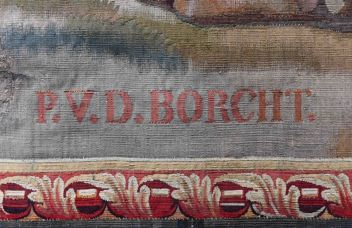 Venus Visiting Vulcan, Achilles - Brussels Tapestry, Atelier Van Der Borcht No. 1455-photo-4