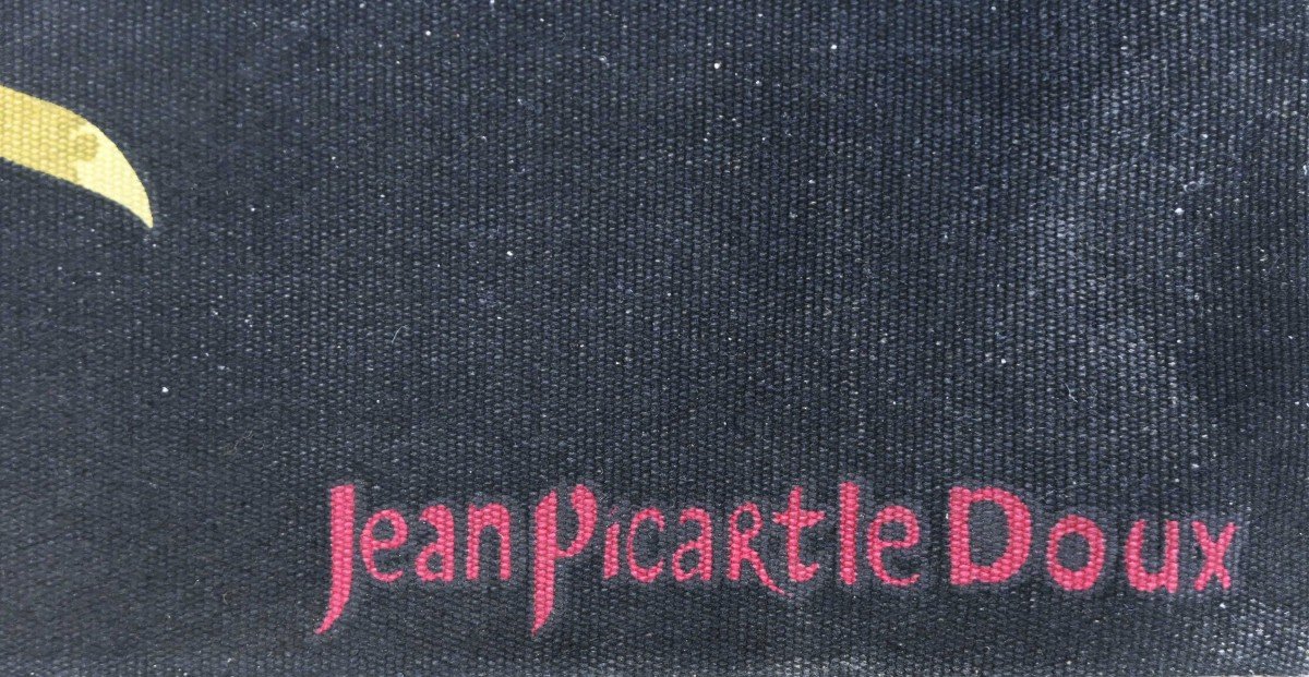 Jean Picart Le Doux, Homage To Pablo Neruda - Signed Serigraph Tapestry, Bolduc - No. 1463-photo-1