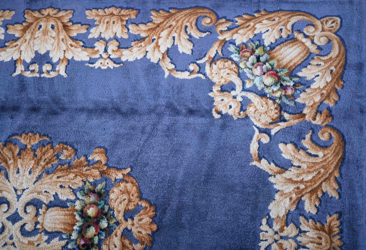Manufacture De La Savonnerie, Signed Carpet - Circa 1930 - 3m50x2m55 - No. 1466-photo-4