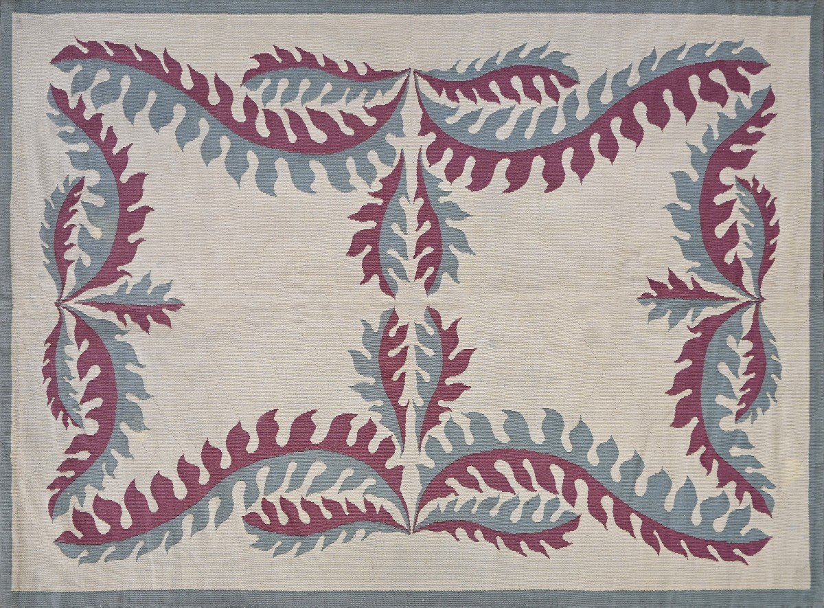 Art Nouveau Carpet From The Aubusson Factory - 220x153 - No. 1516
