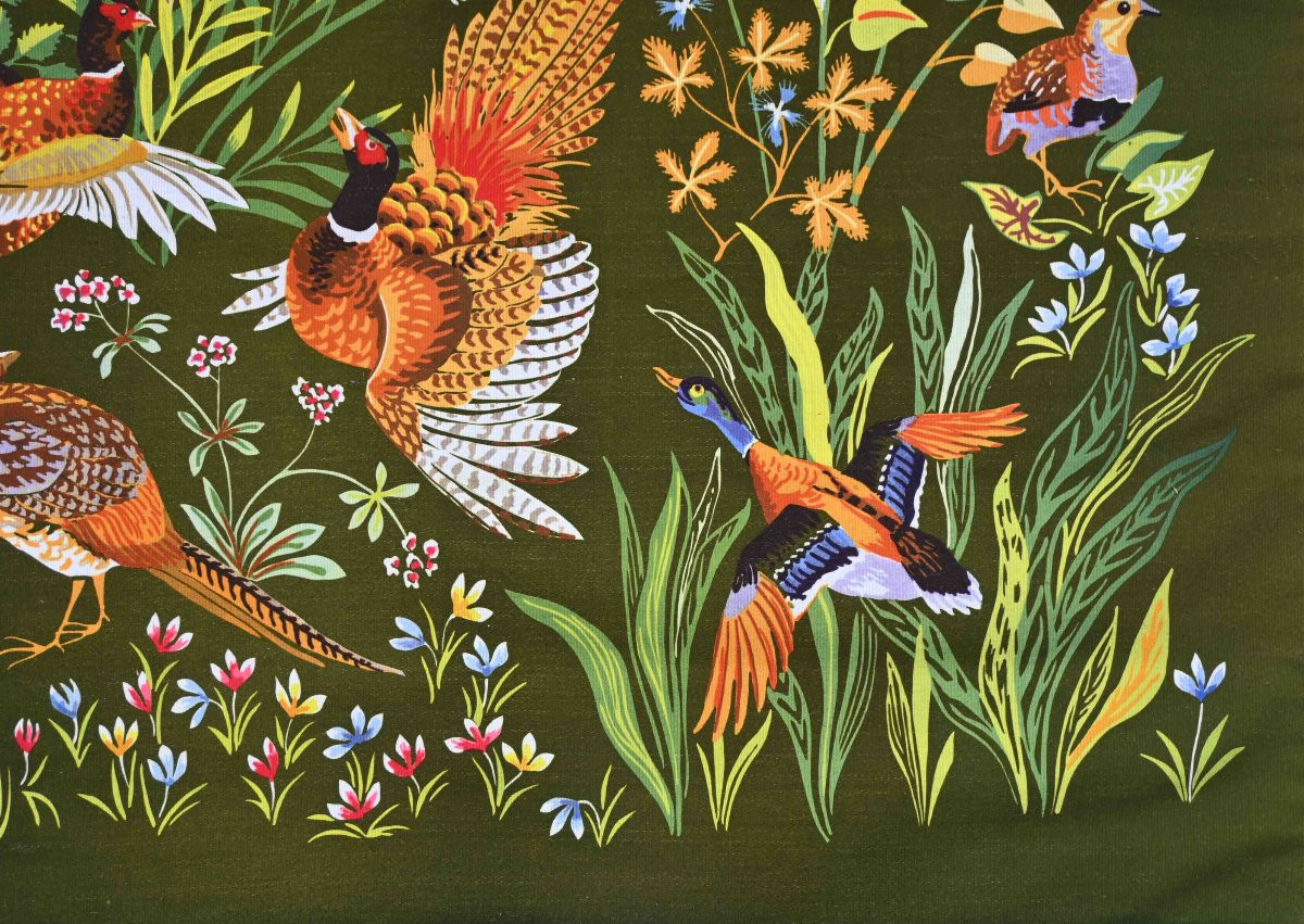 Scene De Chasse, Antoine De Jacquelot, Tapisserie Atelier Picard GJP Paris, 66/500 - N° 1531-photo-3