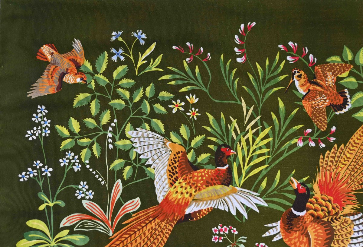 Scene De Chasse, Antoine De Jacquelot, Tapisserie Atelier Picard GJP Paris, 66/500 - N° 1531-photo-4