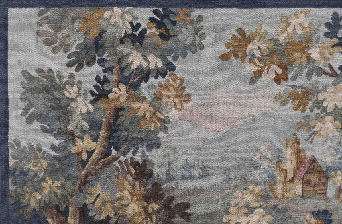 Tapisserie Verdure Aubusson Circa 1940 - L165xh108cm - N° 1520-photo-3