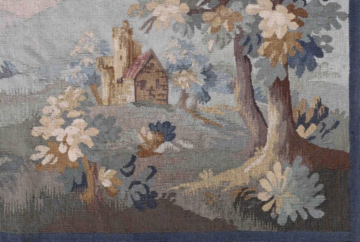 Tapisserie Verdure Aubusson Circa 1940 - L165xh108cm - N° 1520-photo-4