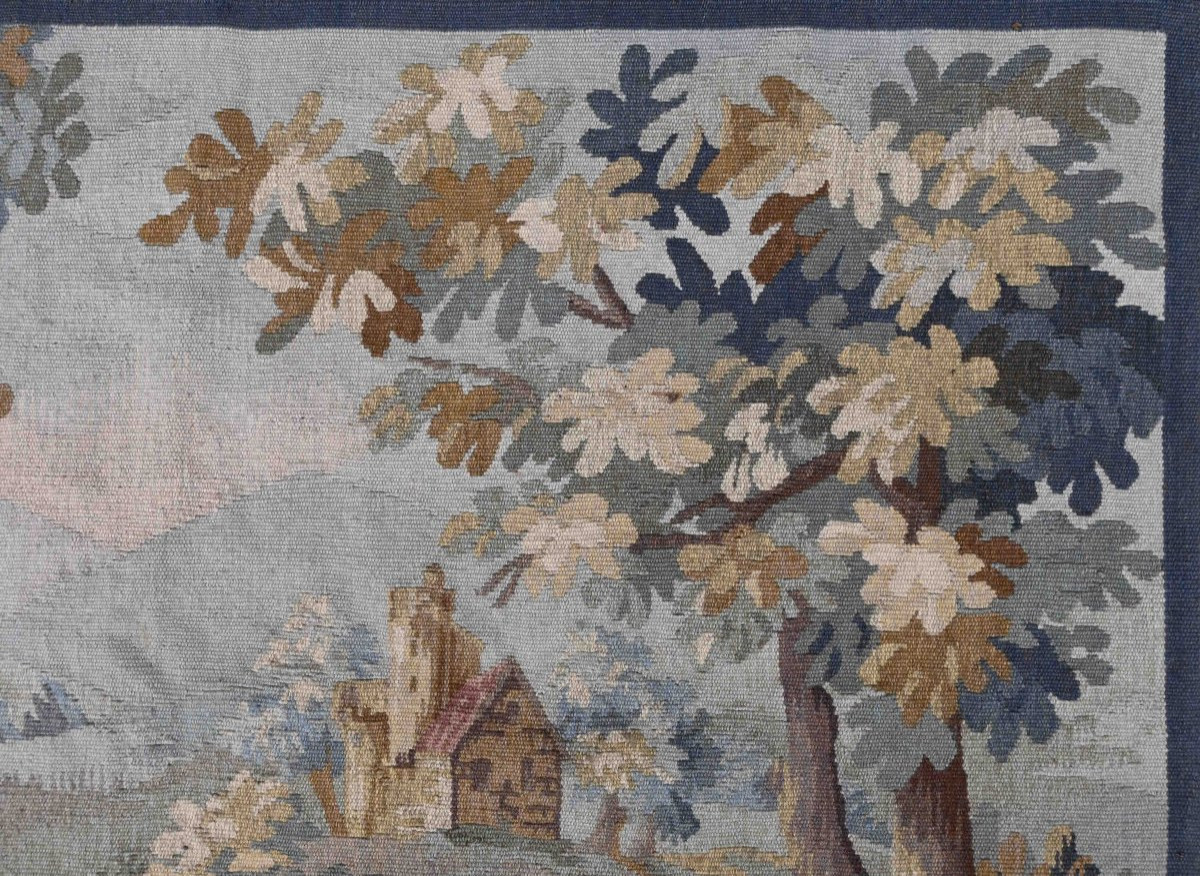Tapisserie Verdure Aubusson Circa 1940 - L165xh108cm - N° 1520-photo-1