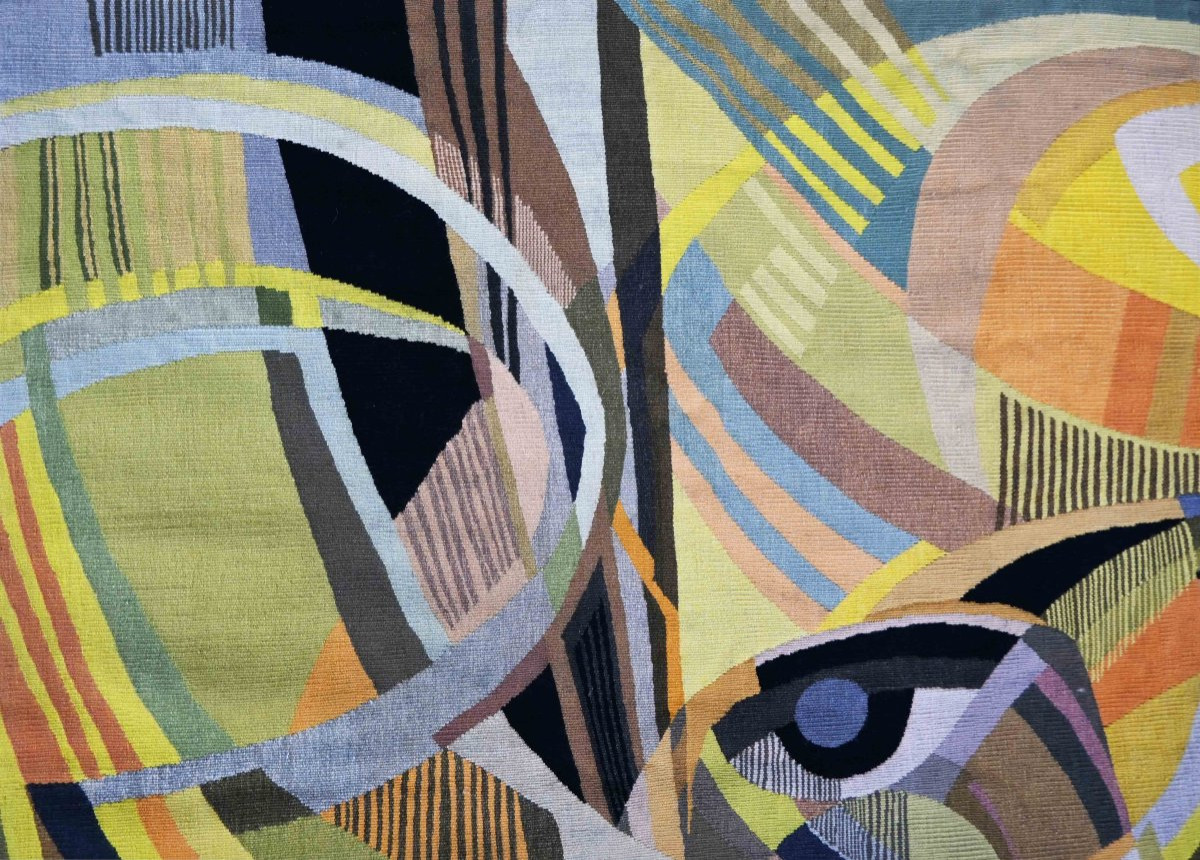 Bruxella In Brabanti, Tapestry Atelier Georges Chaudoir - Soleil, Marce Truyens - No. 1528-photo-3