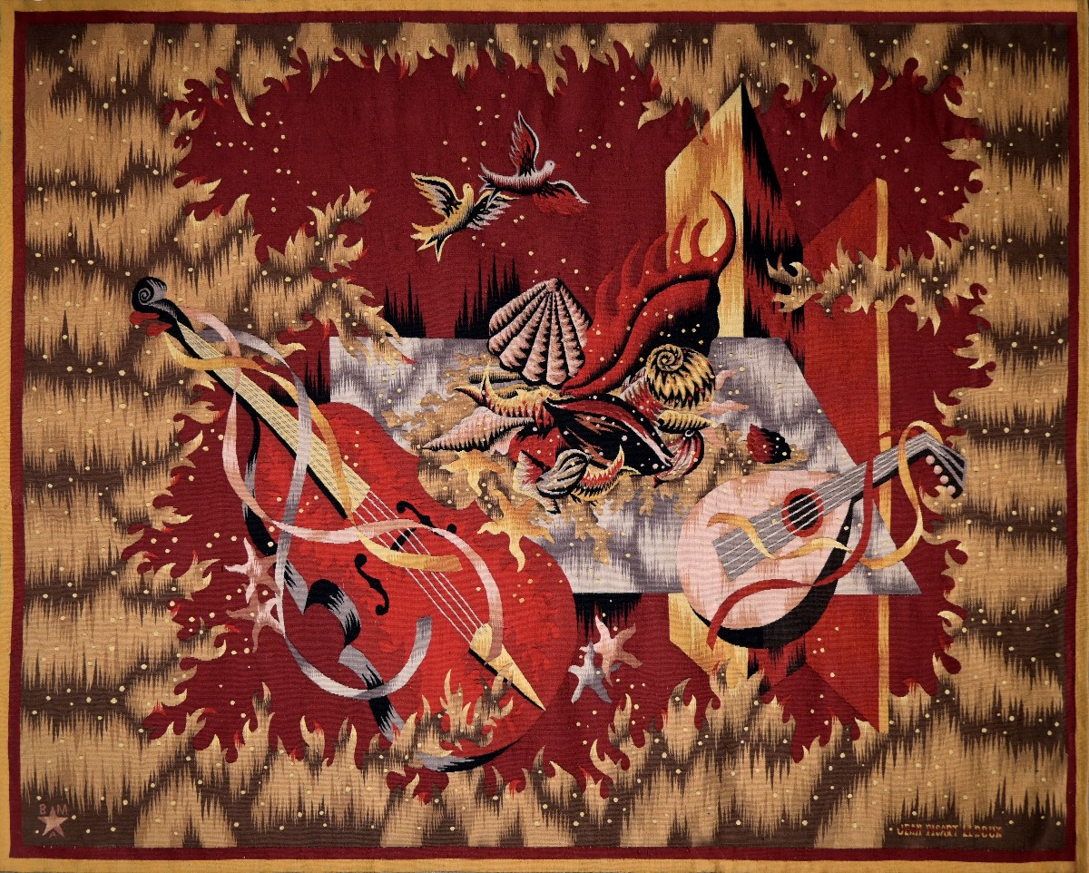 Jean Picart The Gentle, Starfish - Aubusson Tapestry, Maison Berthaut - 200lx150h - No. 1543