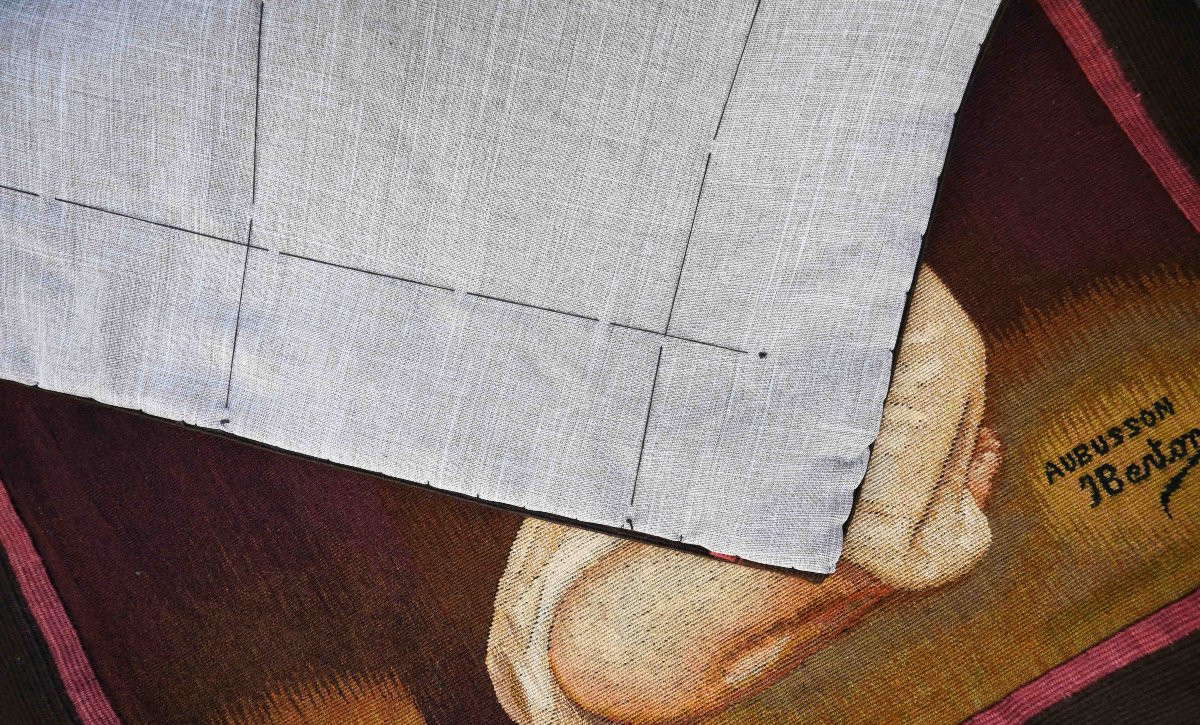 Le petit Samuel en prière d'après Sir Joshua REYNOLDS - Tapisserie J. BERTON Aubusson - N° 1542-photo-5