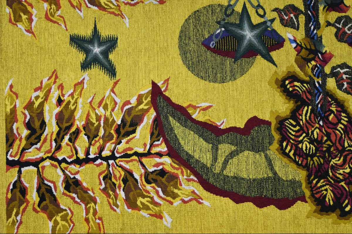 Jean Lurçat, Balance - Aubusson Tapestry Atelier P. Legourieux - 88x116 - No. 1573-photo-2