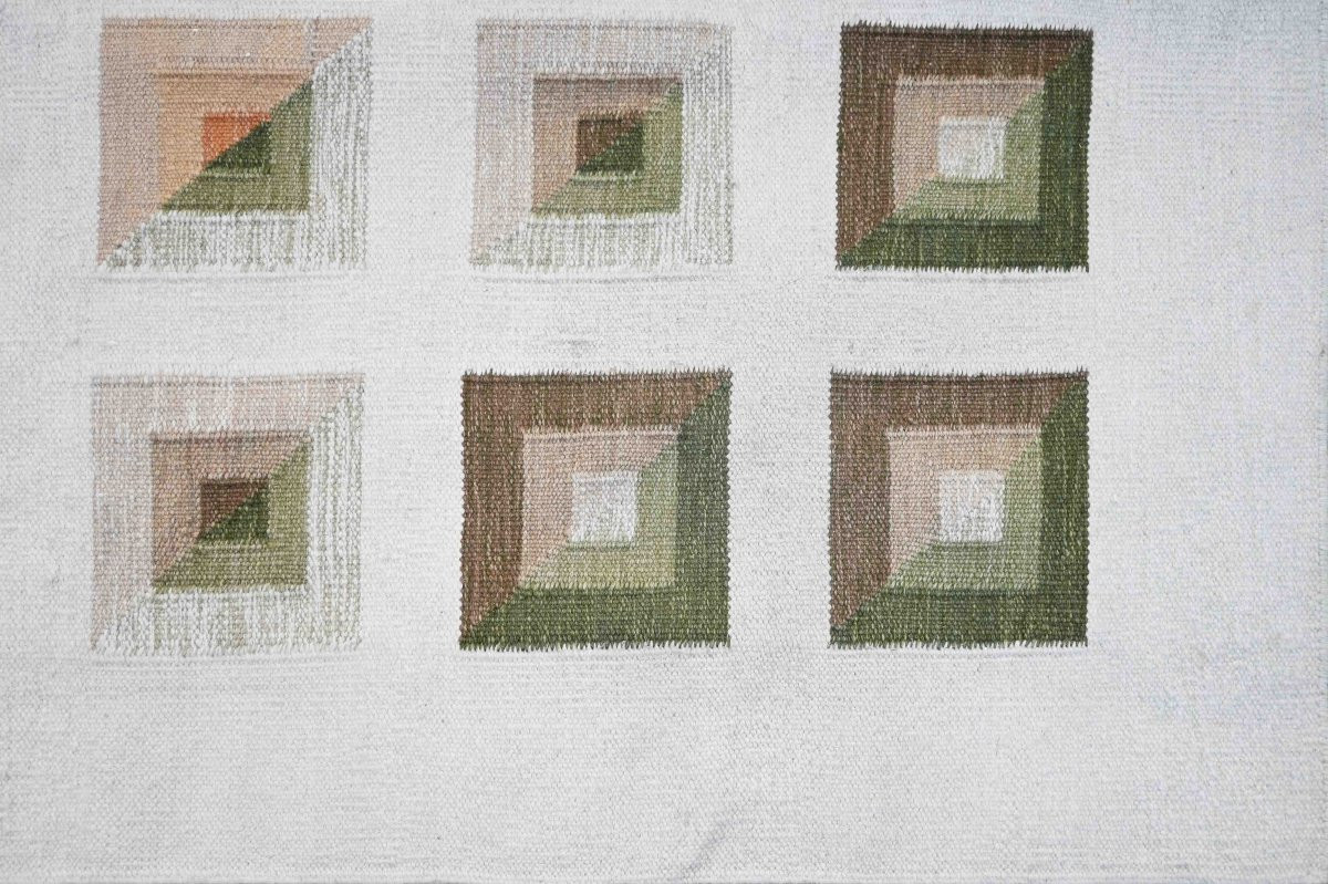Art Déco Scandinave – Exception Tapis d’Art 236 x 174 cm – N°1567-photo-4