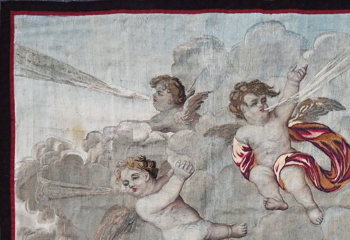 Héra, l’effroyable Reine de l’Olympe, Tapisserie Manufacture des Bruxelles 18e siècle - N° 1535-photo-2