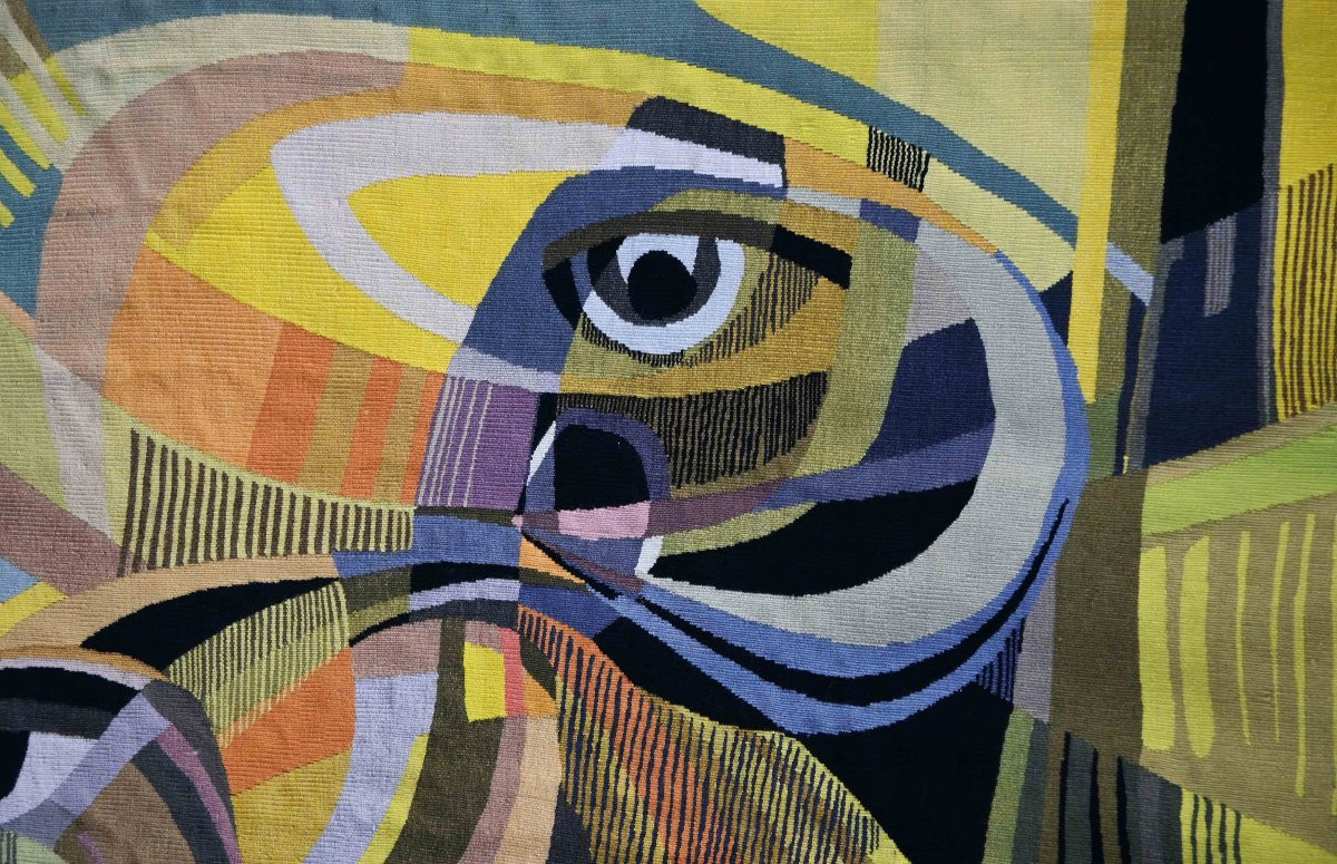 Bruxella In Brabanti, Atelier Georges Chaudoir -sun Tapestry, Marce Truyens - No. 1528-photo-2