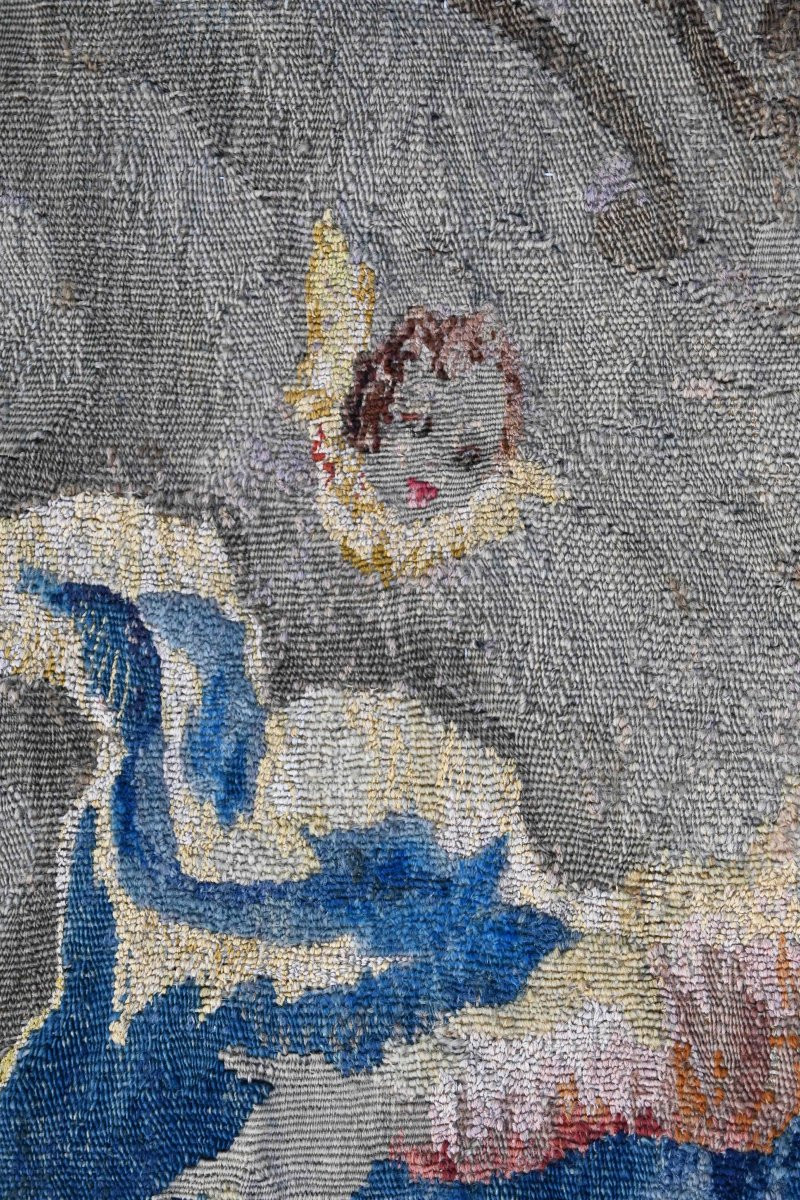 Fragment de Tapisserie, Flandres XVIIe siècle – L'Assomption de Marie - N° 1565-photo-4