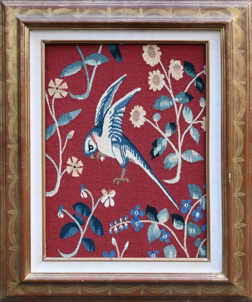 Tableau en tapisserie d’Aubusson – Encadré par l’atelier C.D.A. Aujoux – N° 1554