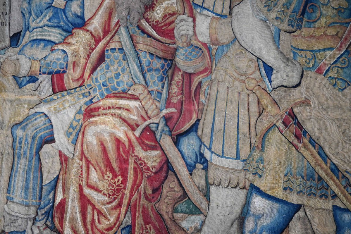 Brussels Tapestry – History Of Cyrus The Great – 17th Century - 375lx325h Cm - No. 1534-photo-1