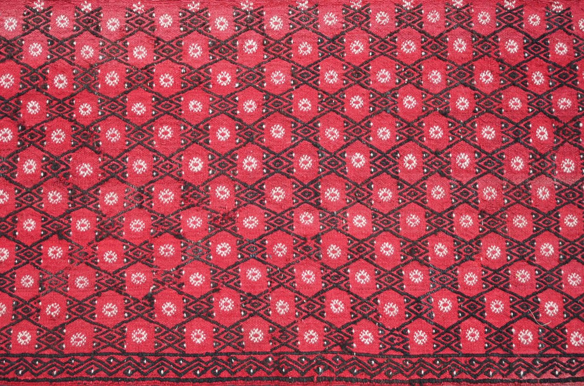 Tapis de couloire en Kilim JIJIM du 20e siècle, Circa 1940 – 70x260 cm – N° 1585-photo-3