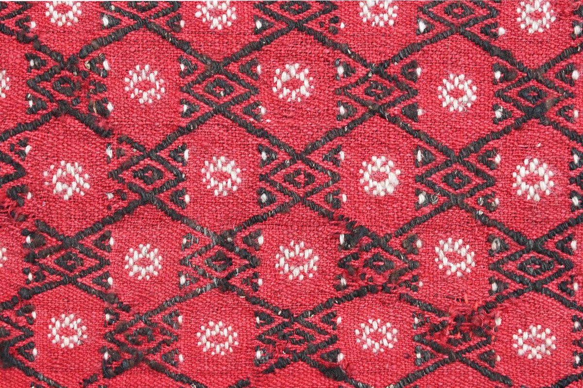 Tapis de couloire en Kilim JIJIM du 20e siècle, Circa 1940 – 70x260 cm – N° 1585-photo-1