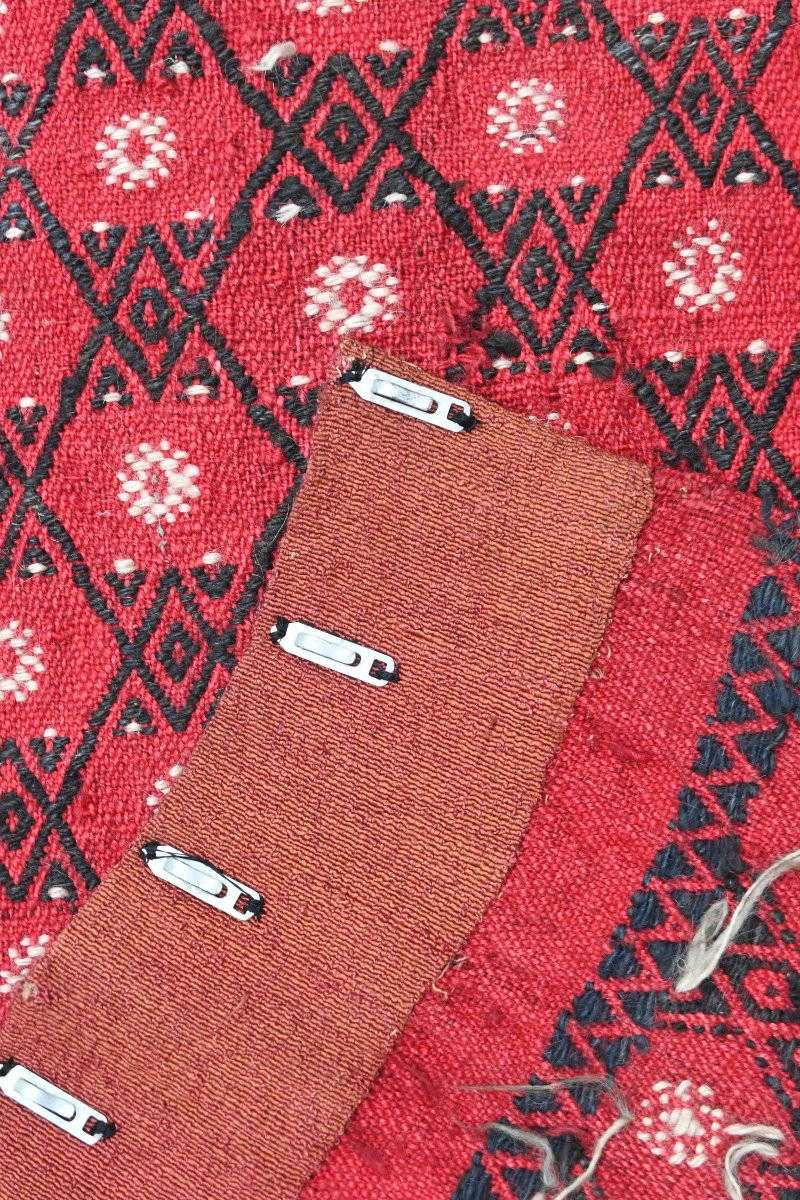 Tapis de couloire en Kilim JIJIM du 20e siècle, Circa 1940 – 70x260 cm – N° 1585-photo-2