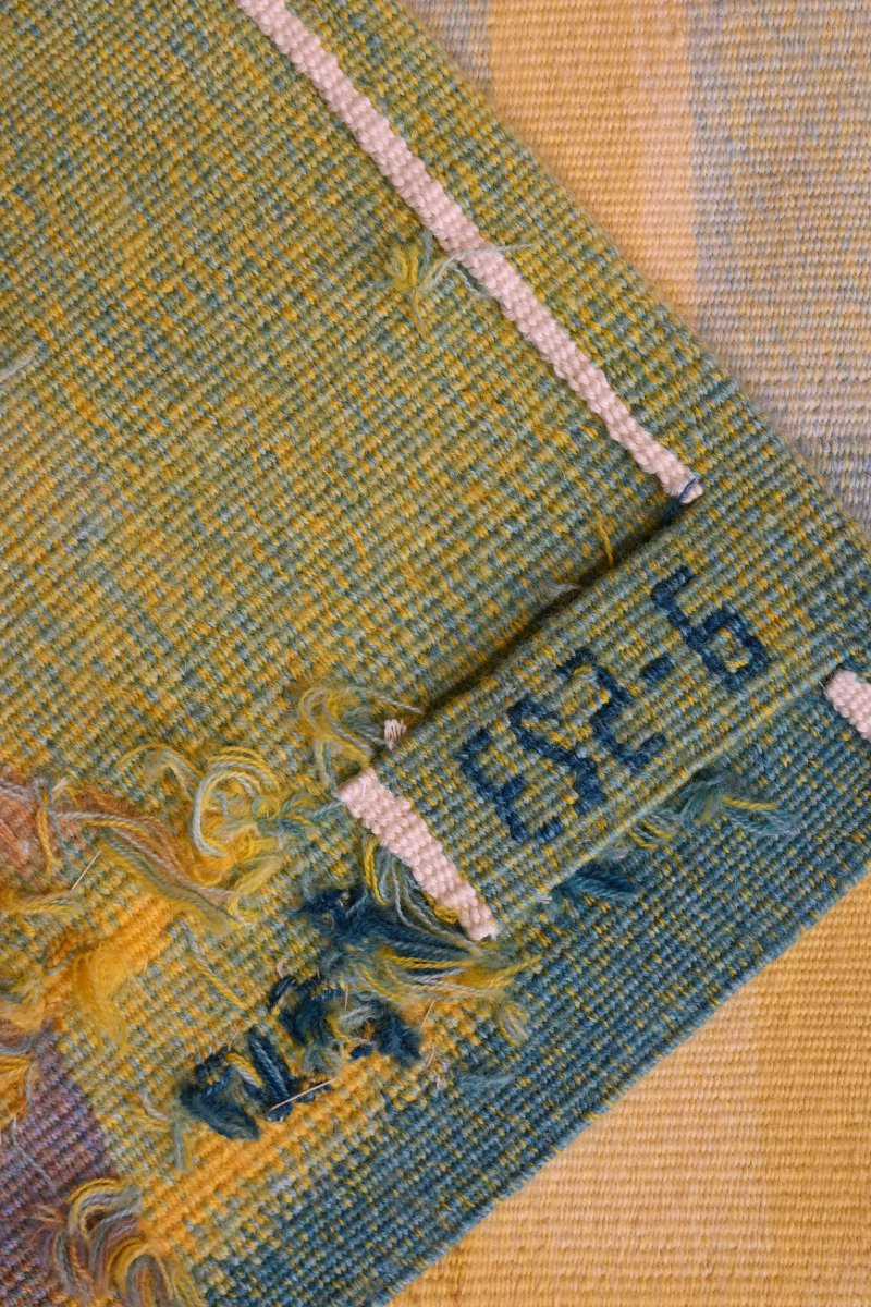 Aubusson Tapestry, Robert Four Manufactory - On The Nie, Louis Toffoli - 137cm L X 90cm H - No. 1594-photo-6