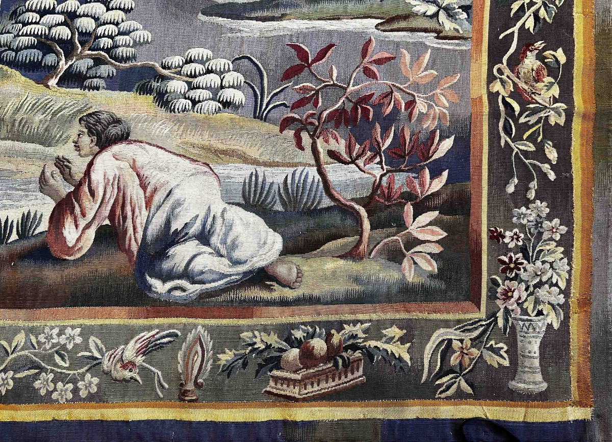 Chinoiserie - Tapestry From The Aubusson Manufactory, Circa 1860 - 2.70m X 1.83m - No. 1100-photo-2