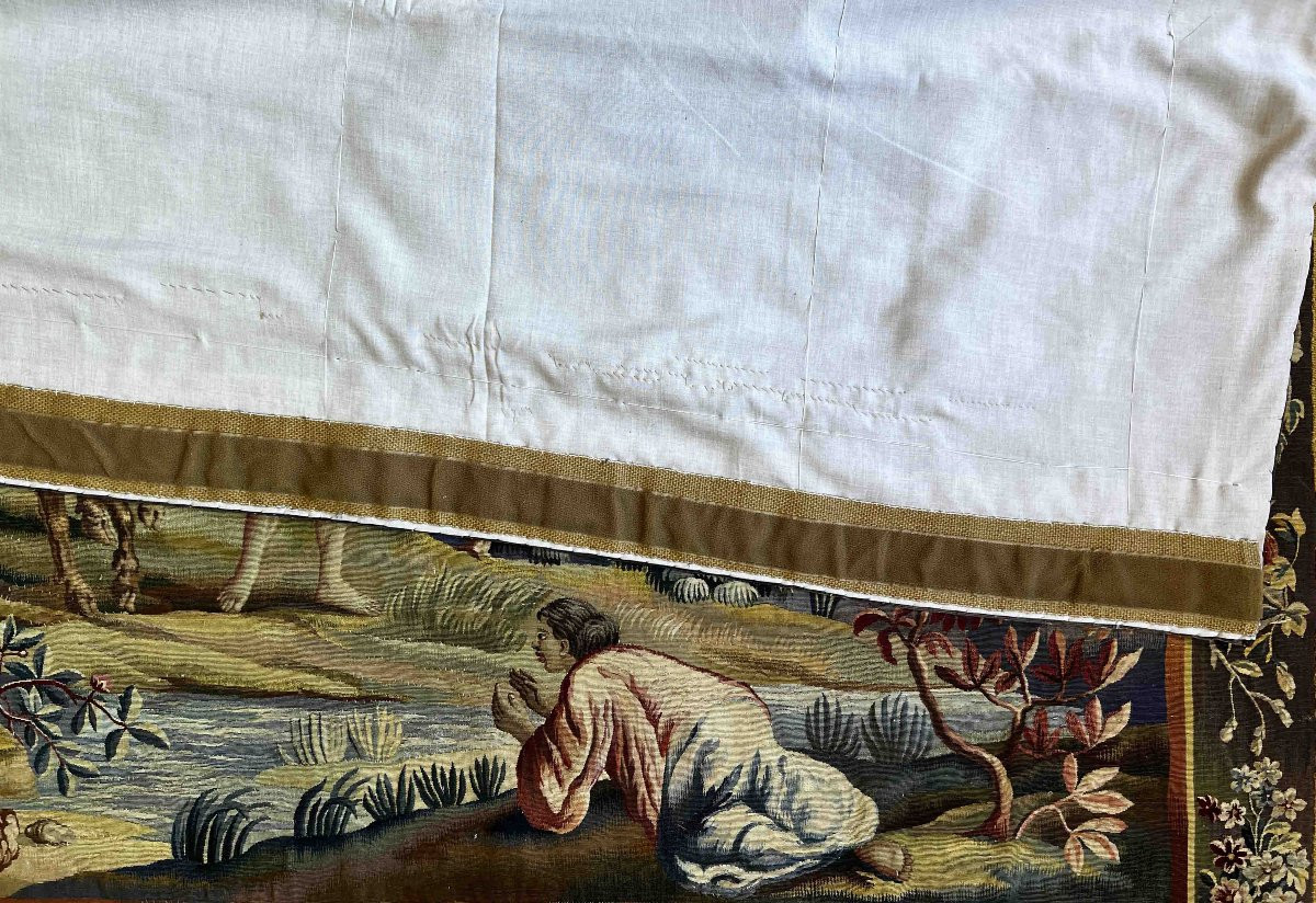 Chinoiserie - Tapestry From The Aubusson Manufactory, Circa 1860 - 2.70m X 1.83m - No. 1100-photo-8