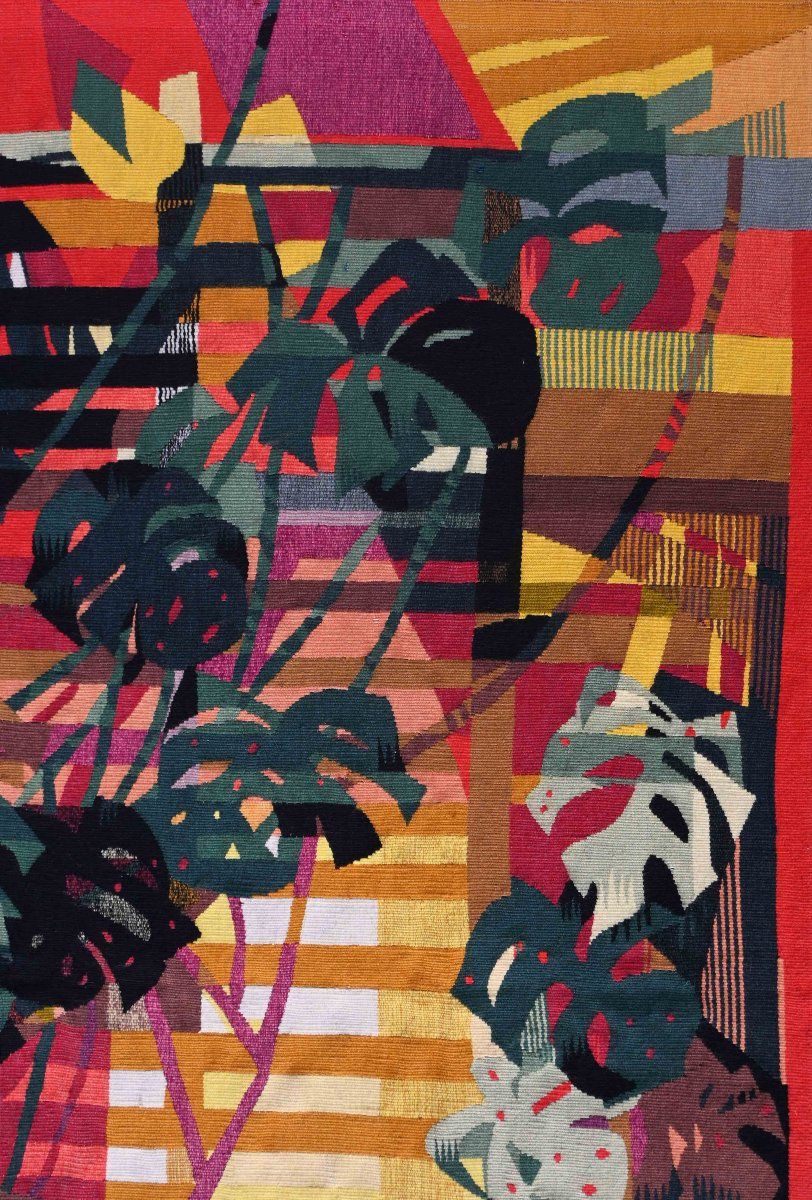 Aubusson Tapestry, Pinton Freres - The Sun In The Greenhouse, Camille Hilaire - No. 1600-photo-3