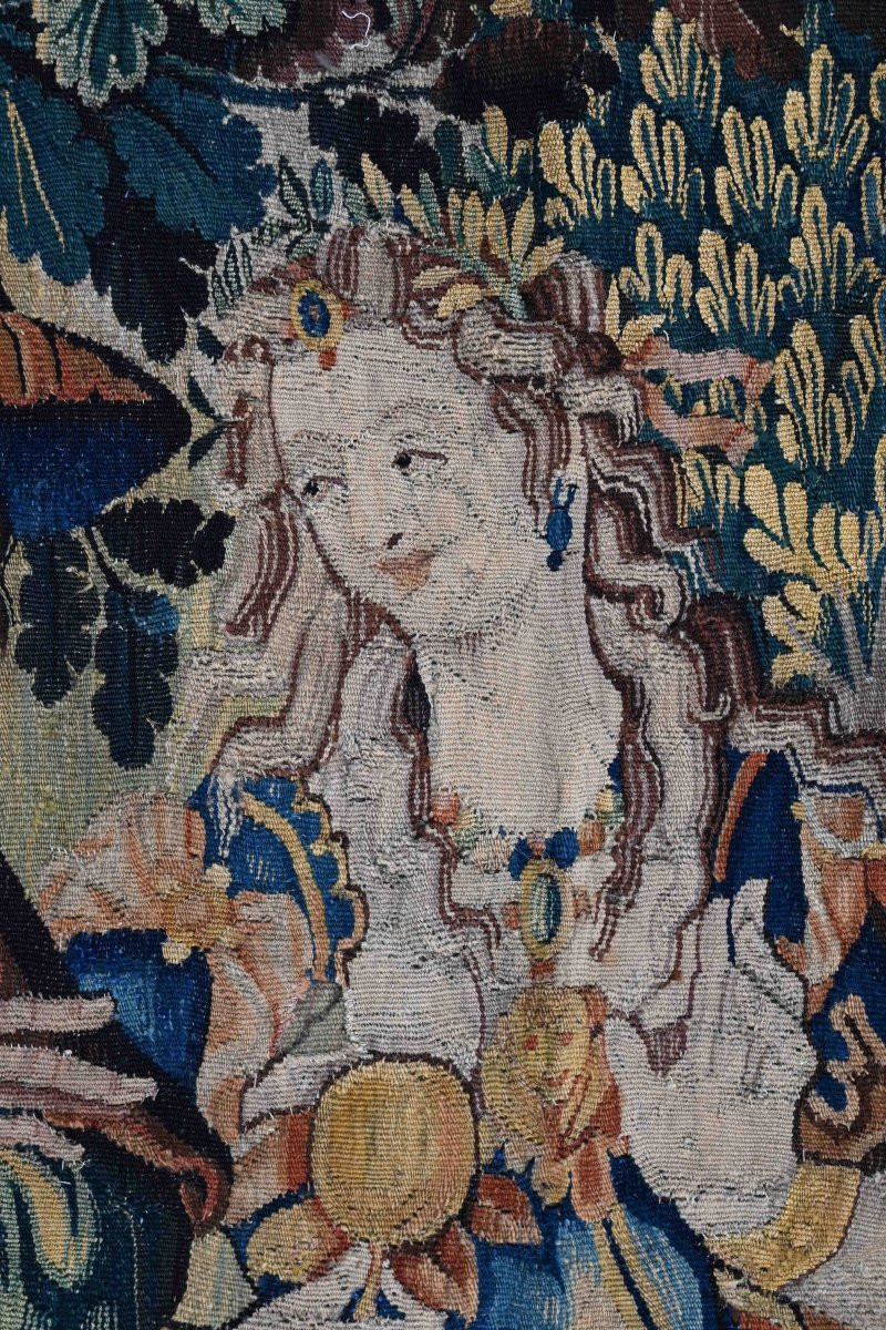 Tapisserie de la manufacture des Flandres XVII ème siècle  – Jugement de Pâris - N° 1618-photo-3
