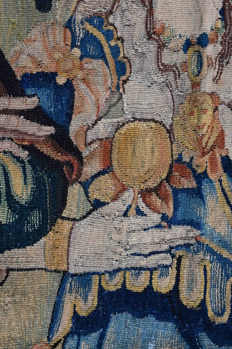 Tapisserie de la manufacture des Flandres XVII ème siècle  – Jugement de Pâris - N° 1618-photo-6