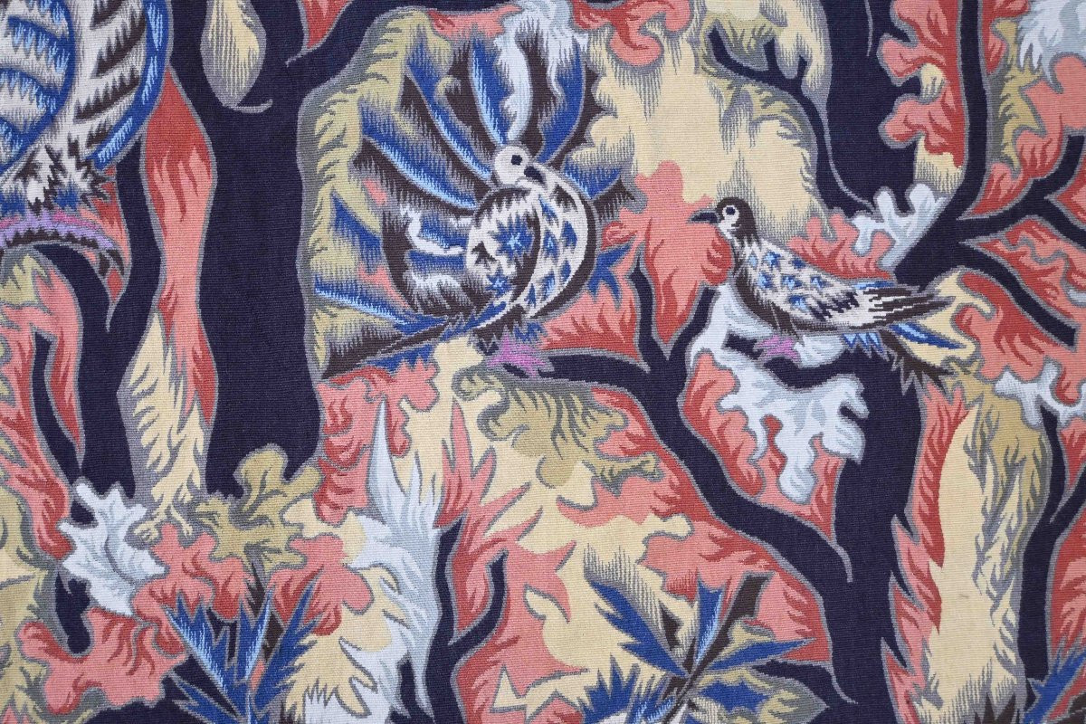Aubusson Tapestry, Pinton Frères – Birds In The Forest, Elie Grekoff – Bolduc, N° 1634-photo-3