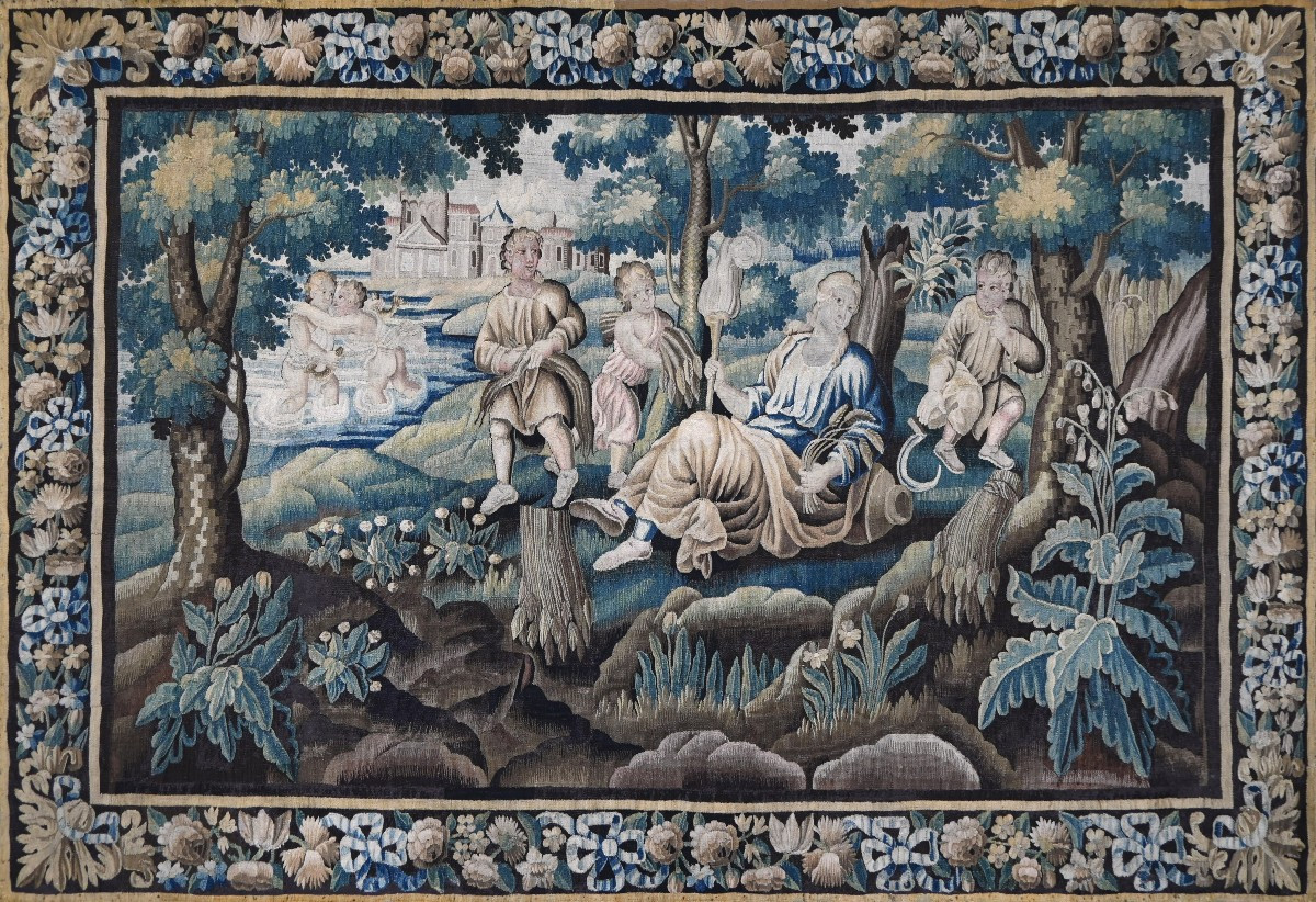 The Aubusson Tapestry, Circa 1670 - Rest After The Harvest - No. 1331