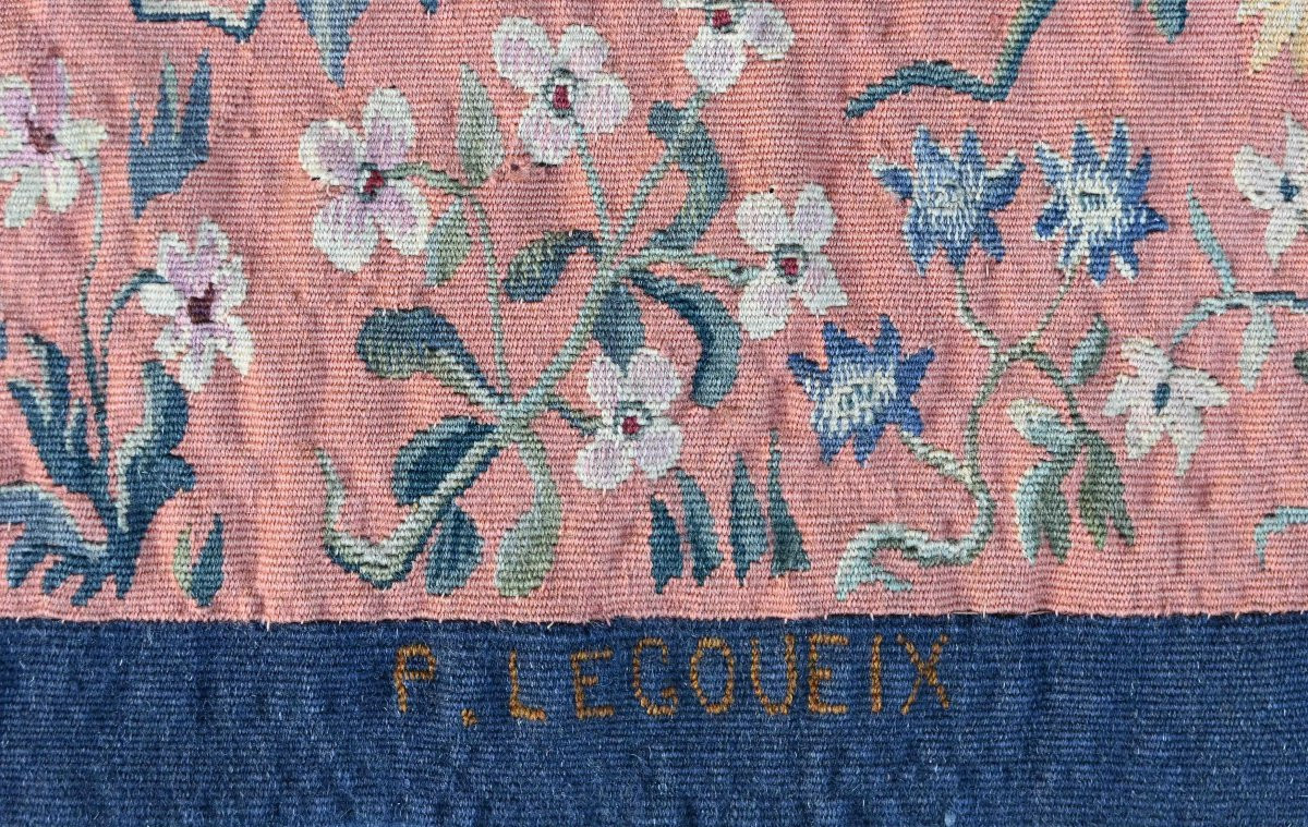 Aubusson Tapestry, Pierre Legoueix Workshop - Taste, The Lady And The Unicorn - No. 1364-photo-8