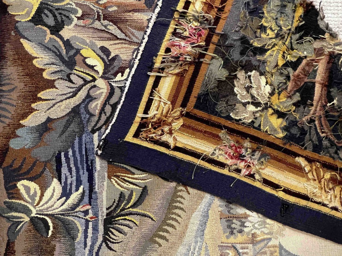 Verdure - Tapisserie de la Manufacture Aubusson XIXe si&egrave;cle - N&deg; 1025-photo-6