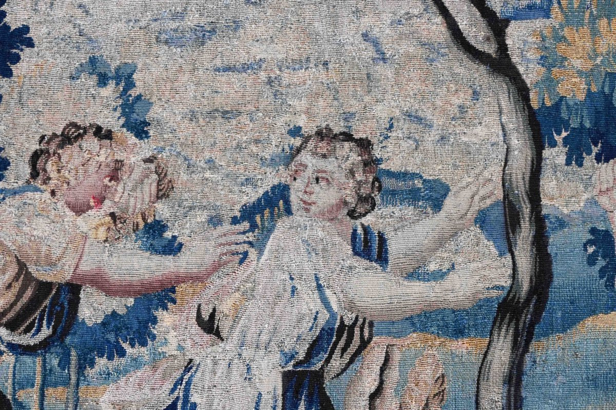 Children's Games - Tapestry, Flanders Manufactory, Oudenaarde, 17th Century - No. 1367-photo-2