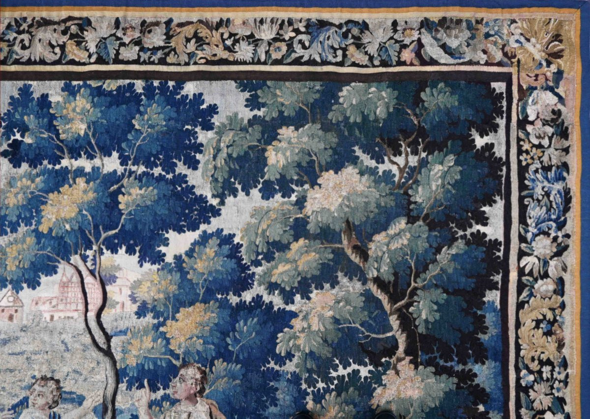 Children's Games - Tapestry, Flanders Manufactory, Oudenaarde, 17th Century - No. 1367-photo-2