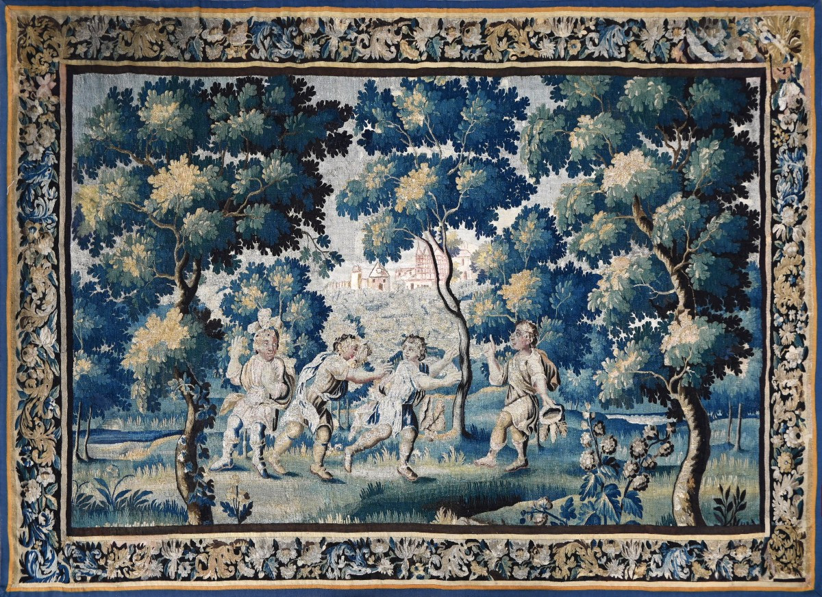 Children's Games - Tapestry, Flanders Manufactory, Oudenaarde, 17th Century - No. 1367