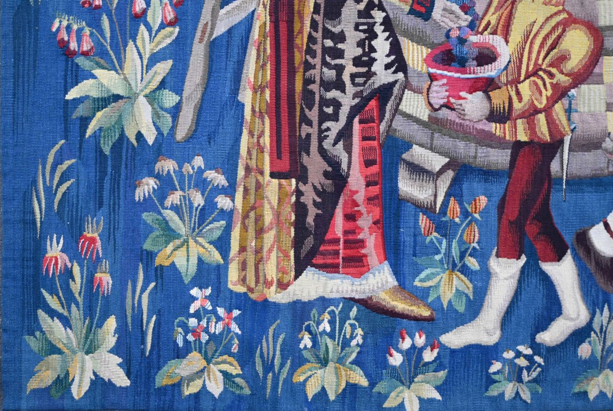 Aubusson Tapestry "harvest" By François Faureau - No. 1629-photo-2