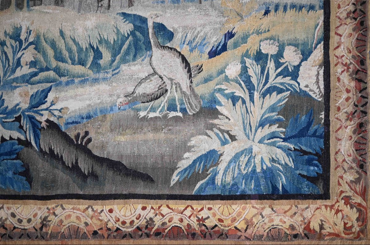 Tapisserie de Verdure d’Audenarde – Manufacture des Flandres, XVIIIᵉ siècle - N° 1346-photo-3