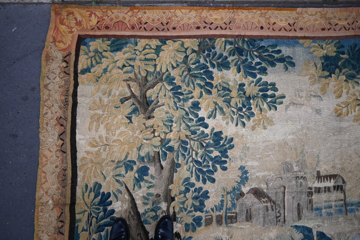 Tapisserie de Verdure d’Audenarde – Manufacture des Flandres, XVIIIᵉ siècle - N° 1346-photo-2