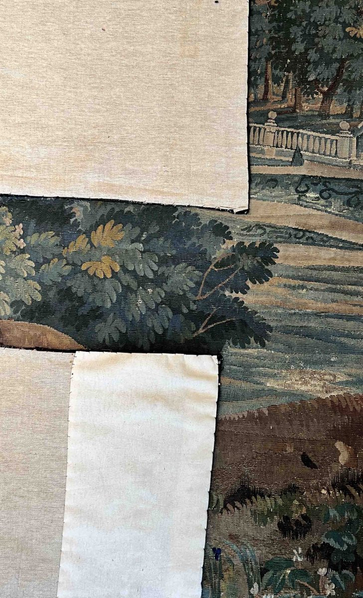 Tapisserie Manufacture de Bruxelles fin du XVIIe siècle, Scène champêtre - N° 882-photo-6