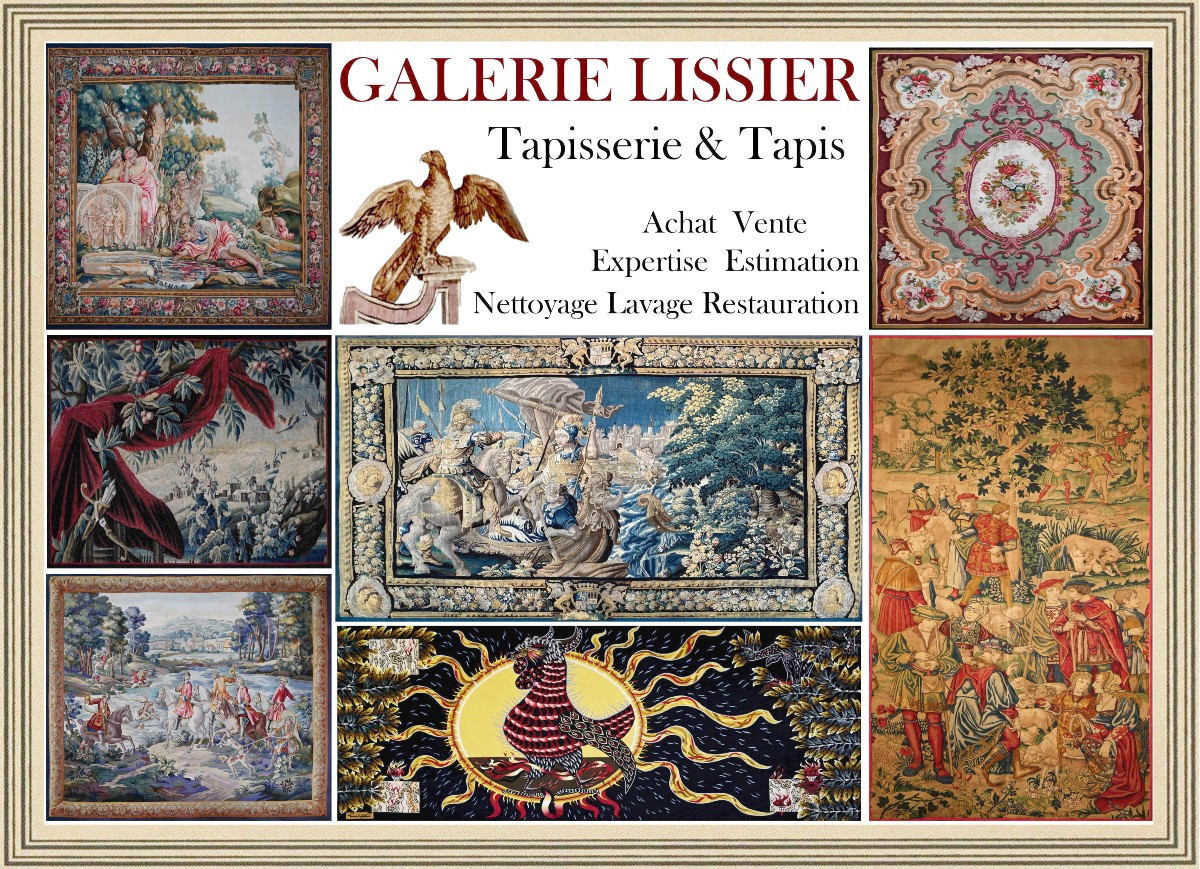 Tapisserie Manufacture Royal Aubusson 17e "Le Triomphe de Flore" apres Charles Le Brun N 1643-photo-8