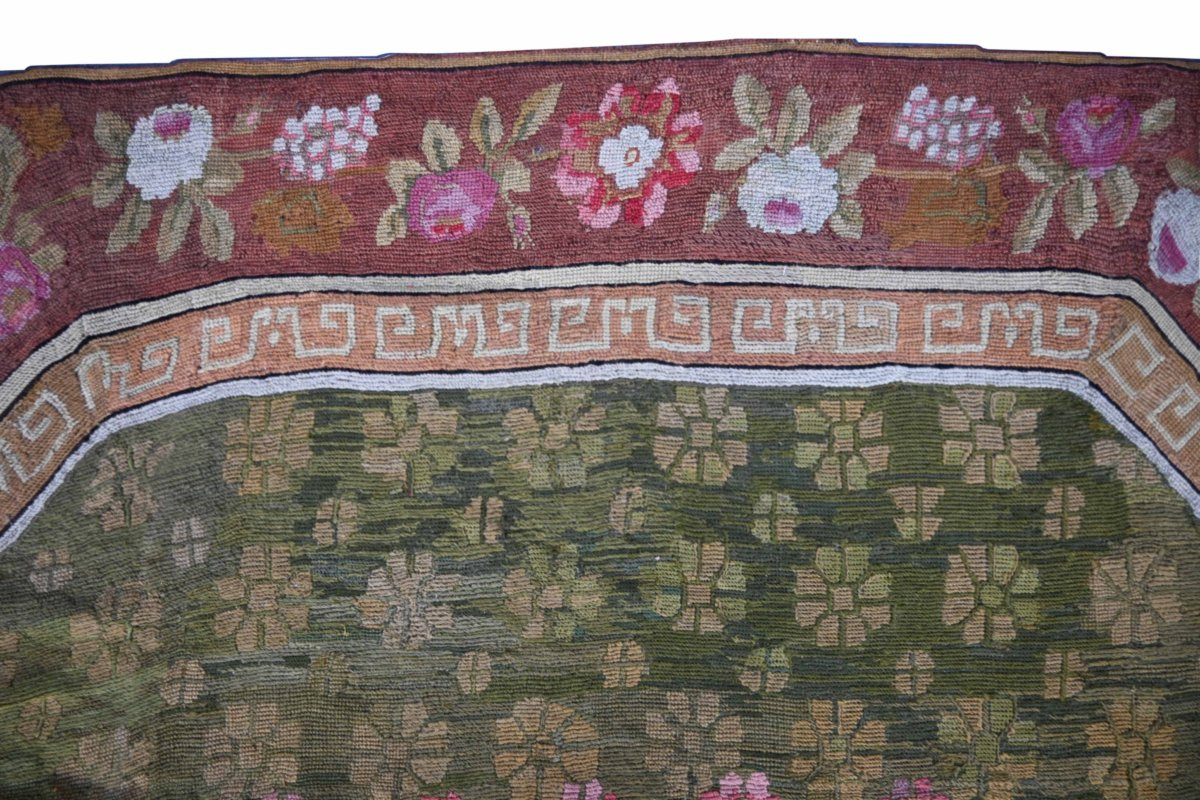 Tapis ancien d’époque Empire - Aubusson vers 1820 – 360 × 380 cm – N° 1644-photo-2