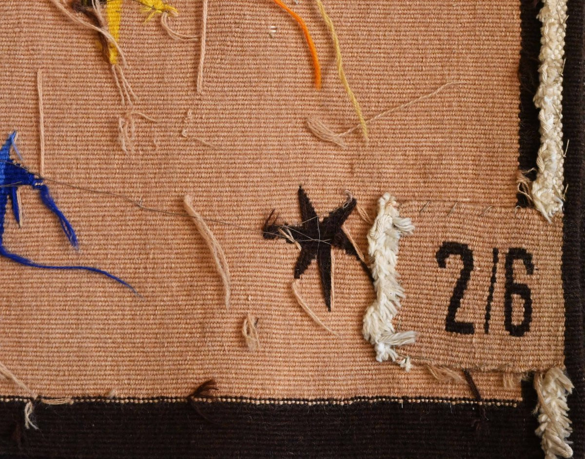 Tapisserie atelier PICAUD Aubusson du XXe siècle - « Le Vent », Élie Grekoff - N° 1655-photo-6