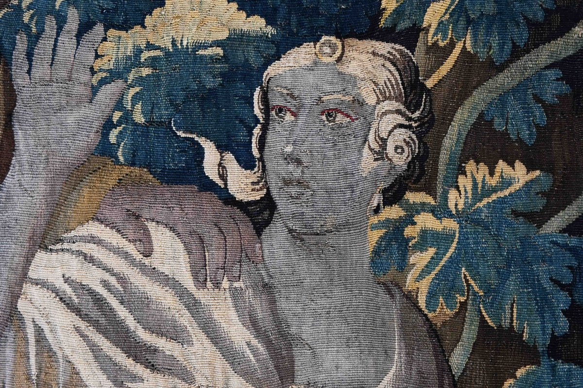 17th Century Aubusson Tapestry - The Story Of Susanna And The Two Old Men - N° 1658-photo-2