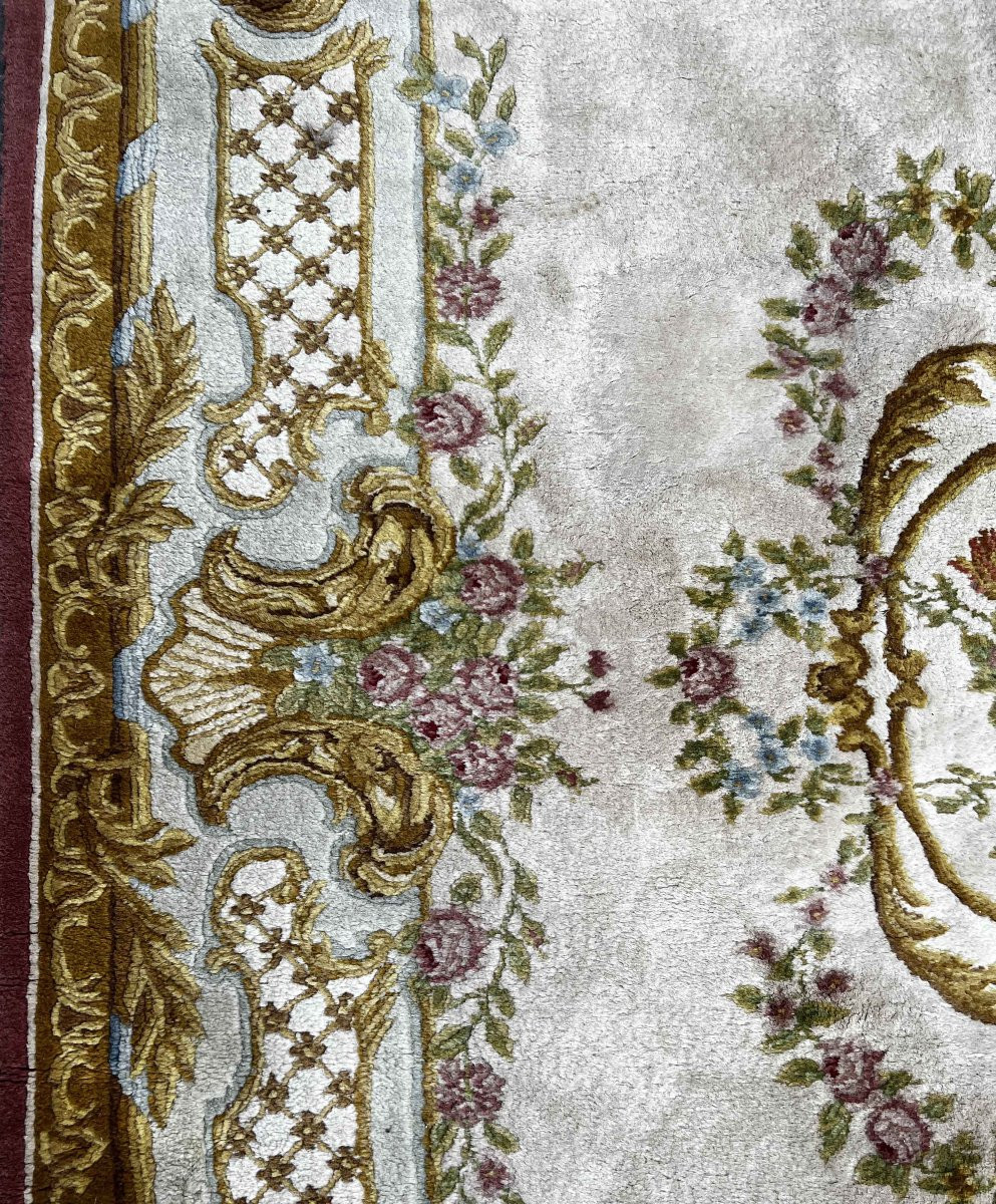 Tapis De La Savonnerie, Circa 1930 - 3mx2m - N° 1231-photo-3