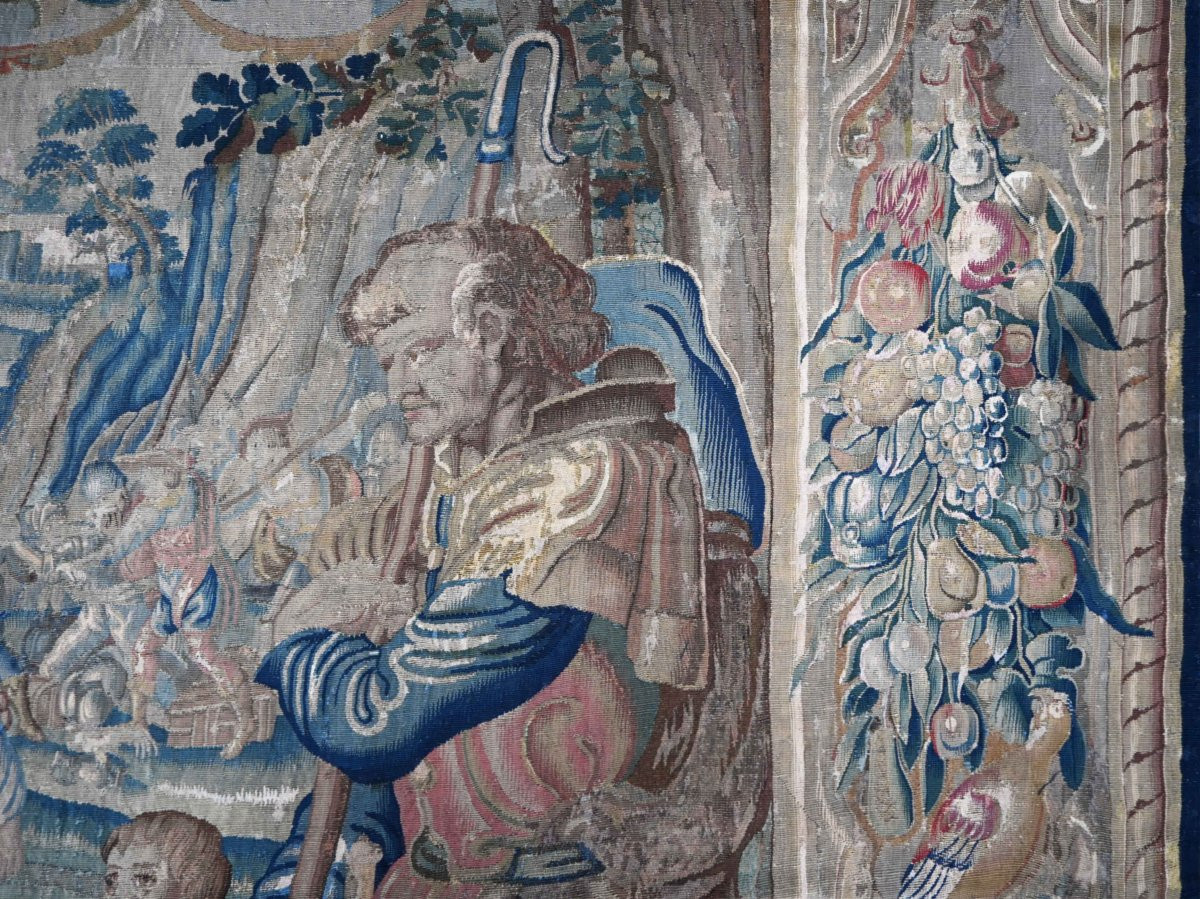Tapisserie de la Manufacture des Bruxelles XVIIe.s - L'histoire de Moïse et Séphora - N° 1650-photo-2