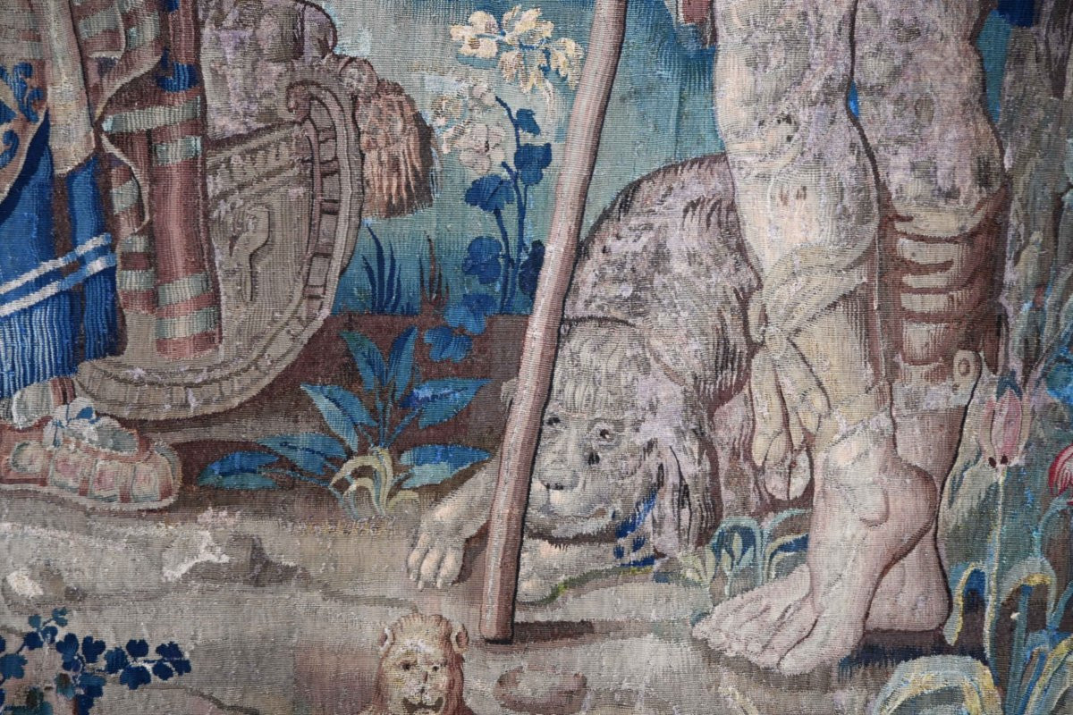 Tapisserie de la Manufacture des Bruxelles XVIIe.s - L'histoire de Moïse et Séphora - N° 1650-photo-1