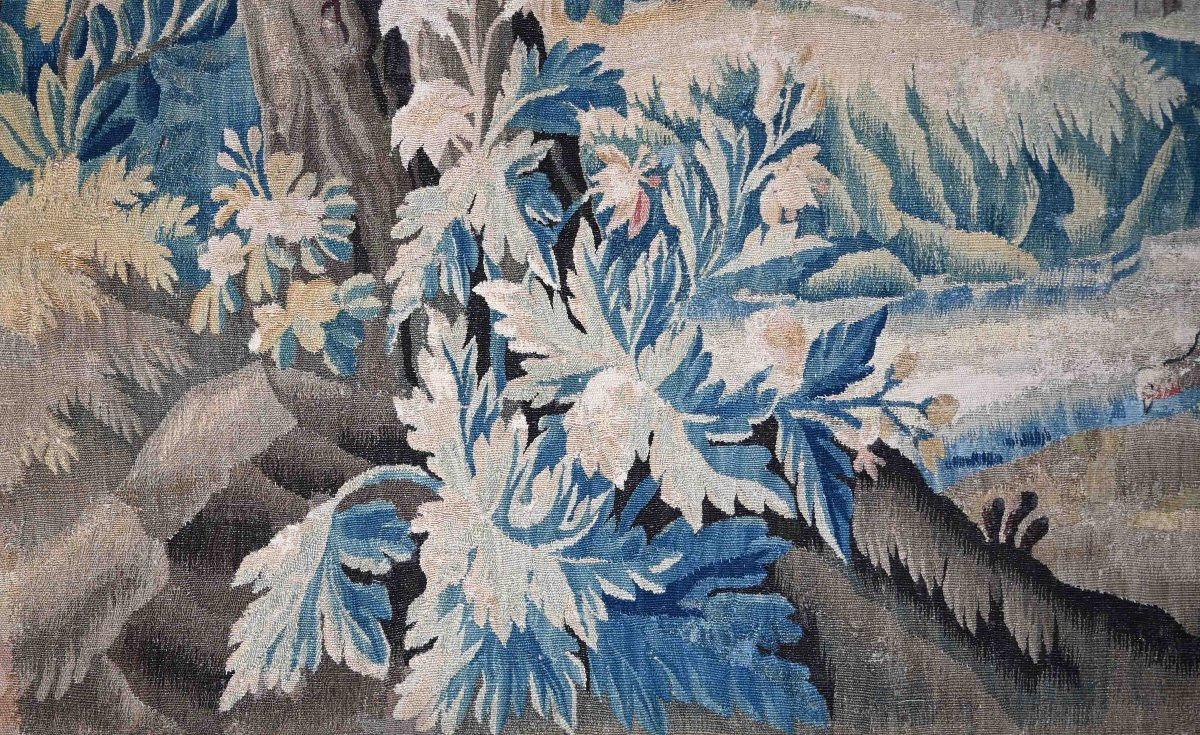 Tapisserie De Verdure d'Audenarde - Manufacture Des Flandres, XVIIIᵉ Siècle - N° 1346-photo-3