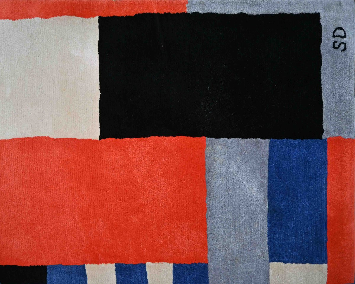 Sonia Delaunay - Carpet Decor (varese) - Limited Edition Of 100 - N° 1579-photo-4