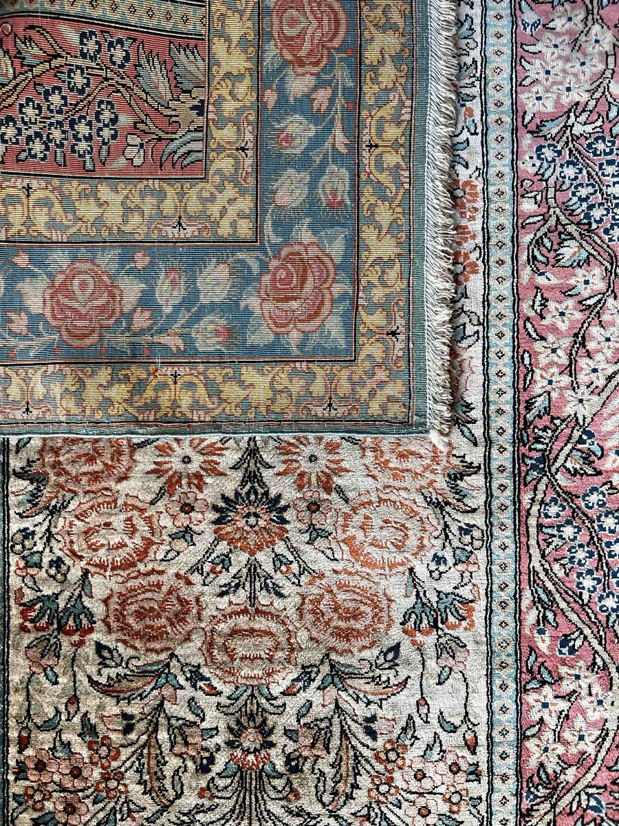 Tapis d’Orient Ghoum (Qom) – 100\% Soie – Fait Main – Iran – Pièce d’Exception - N° 1198-photo-5